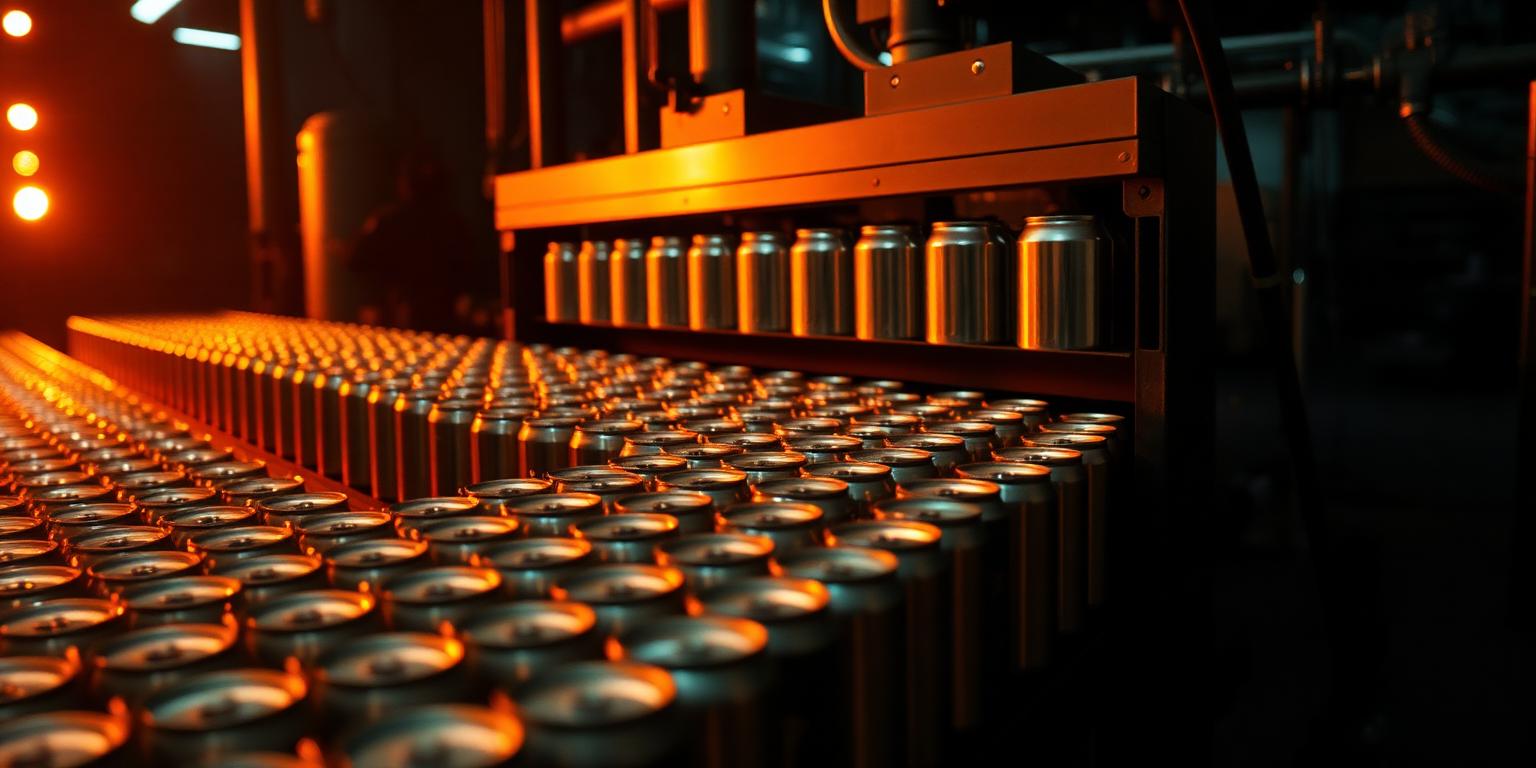 A canning line illustrating shared production infrastructure